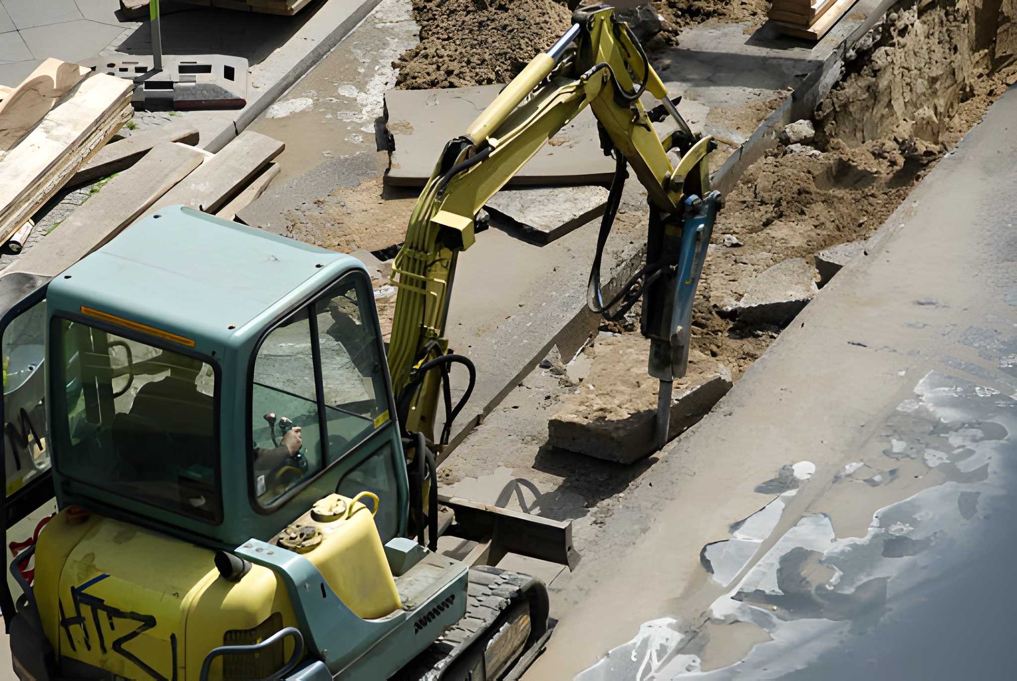 Cara Kerja Chisel Breaker Excavator