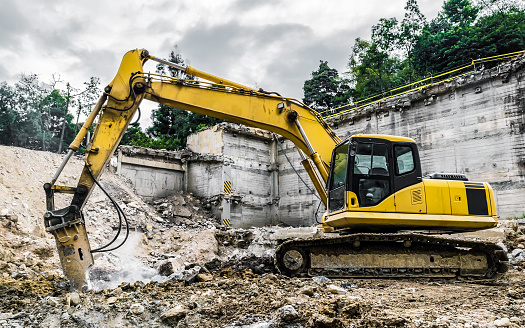 Excavator Demolition