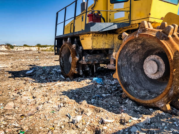 alat berat Landfill Compactor