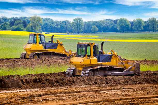 excavator pada industri pertanian